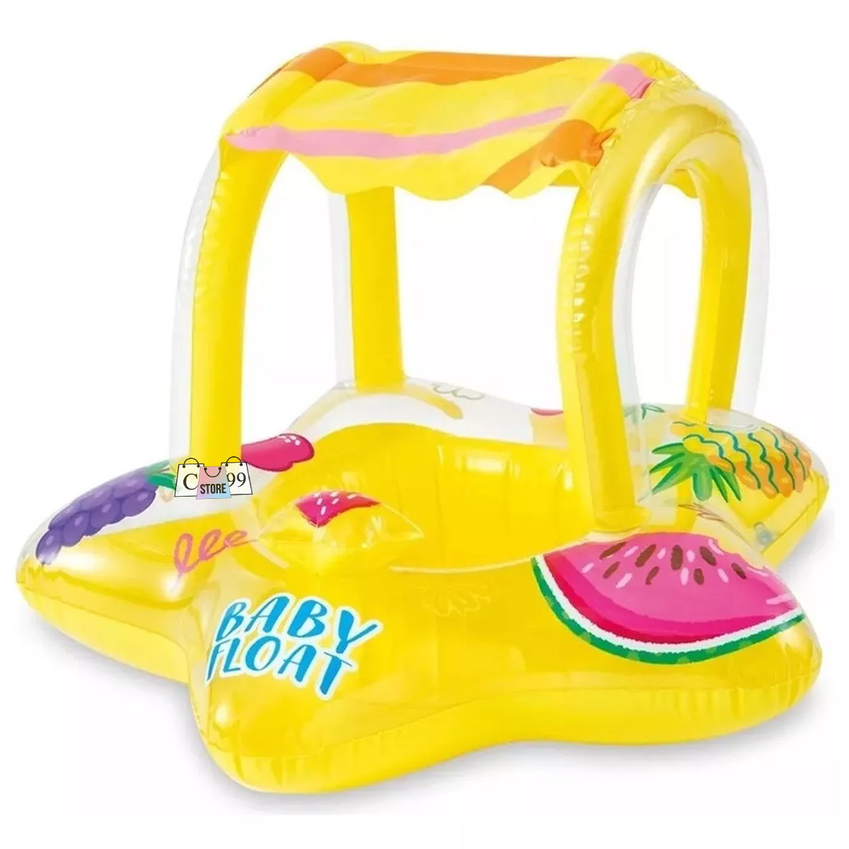 Flotador Estrella De Niños Con Para Sol